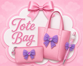 Tote Bag With Zipper Pouch