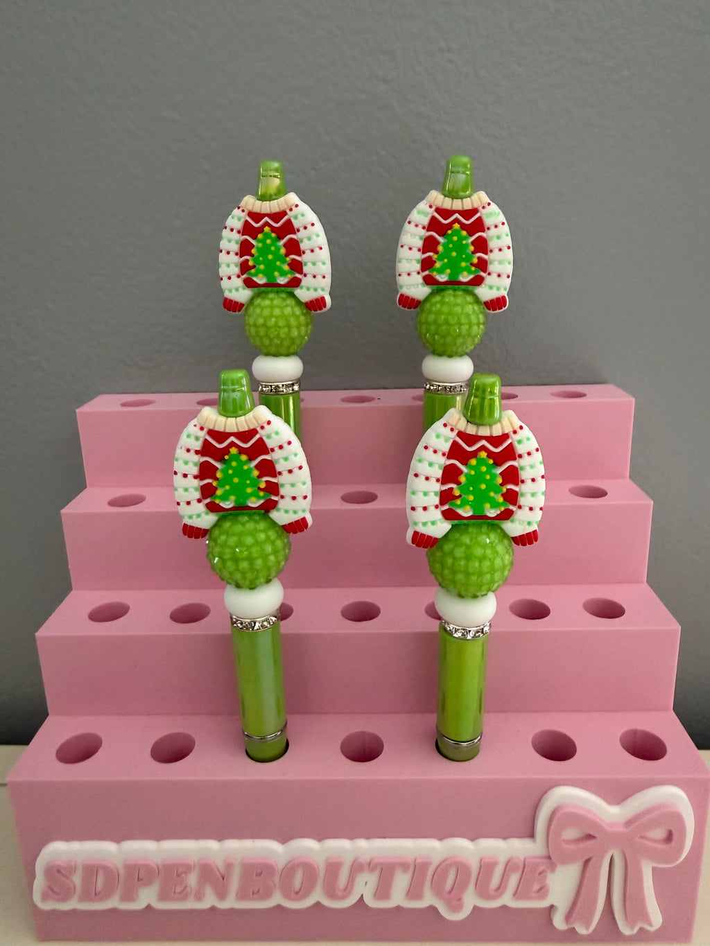 Christmas Sweater Beaded Pen