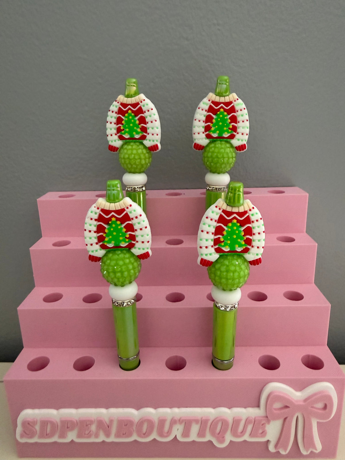 Christmas Sweater Beaded Pen