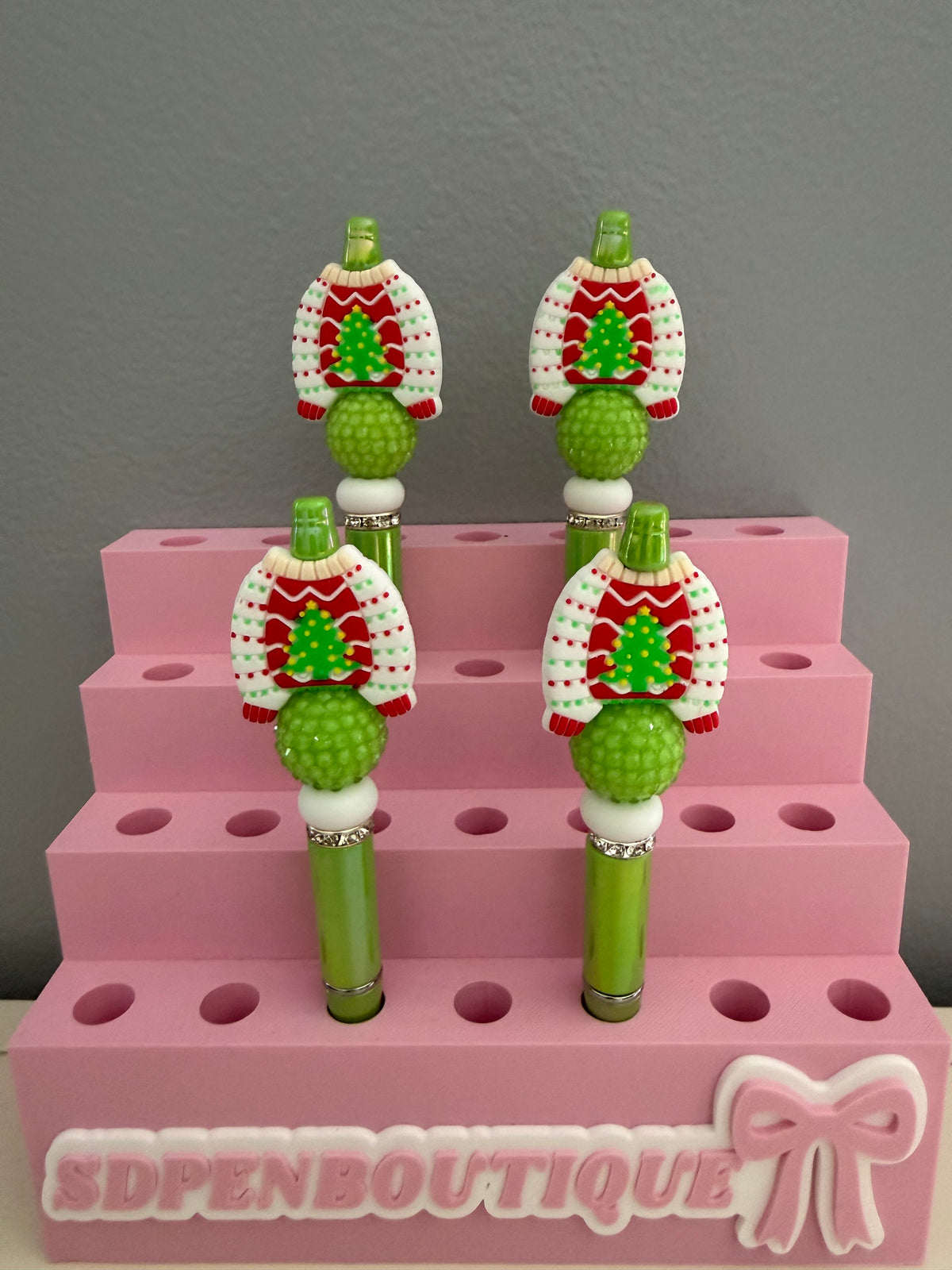 Christmas Sweater Beaded Pen