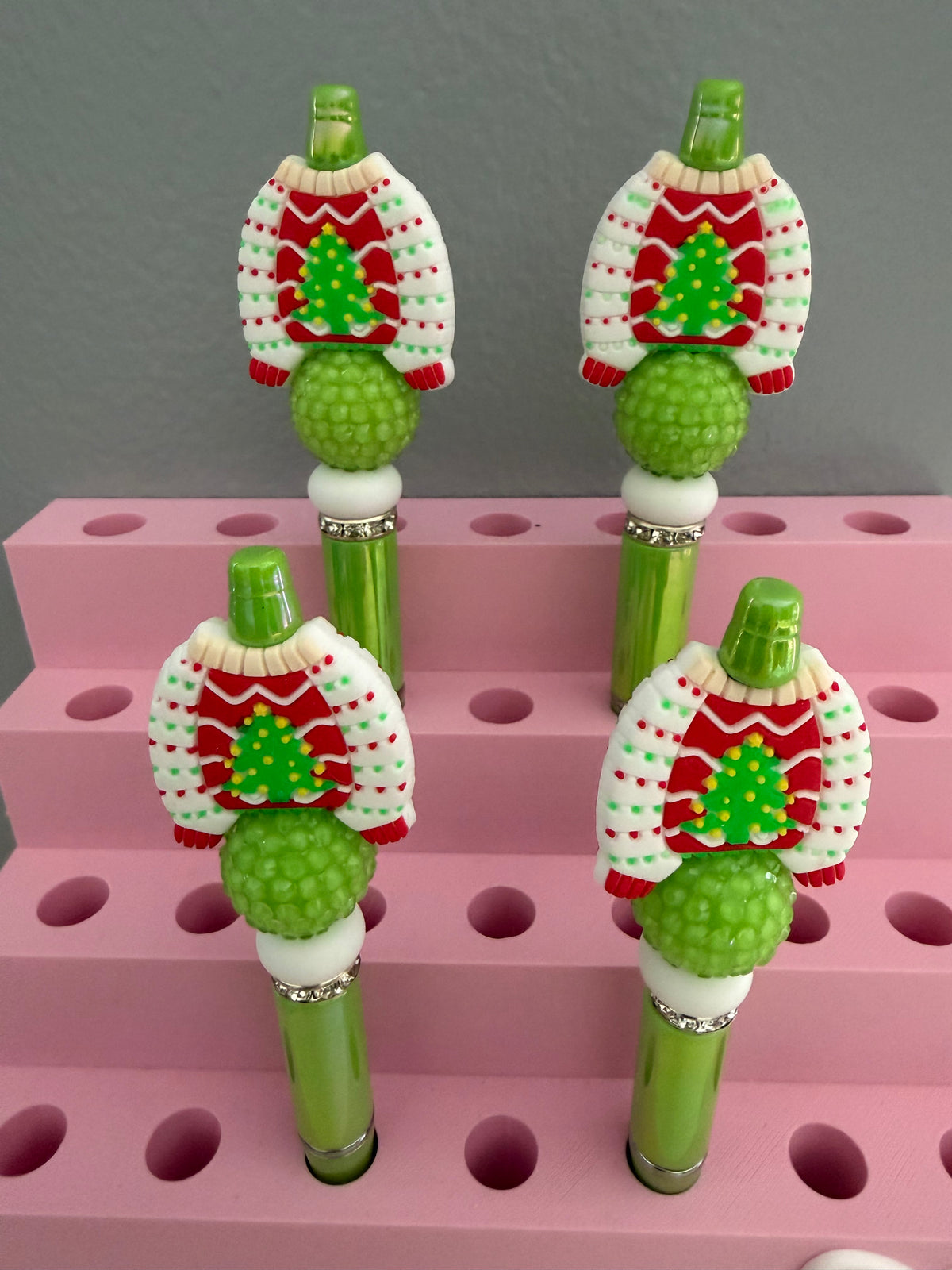 Christmas Sweater Beaded Pen