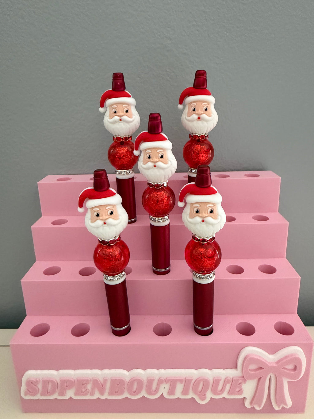Santa Beaded Pen