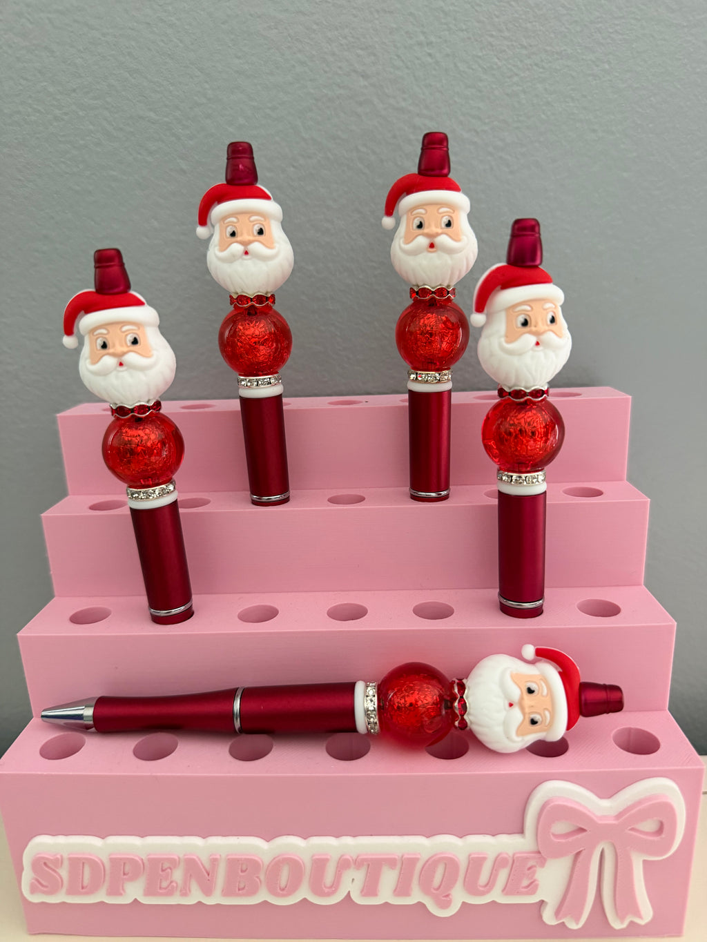 Santa Beaded Pen
