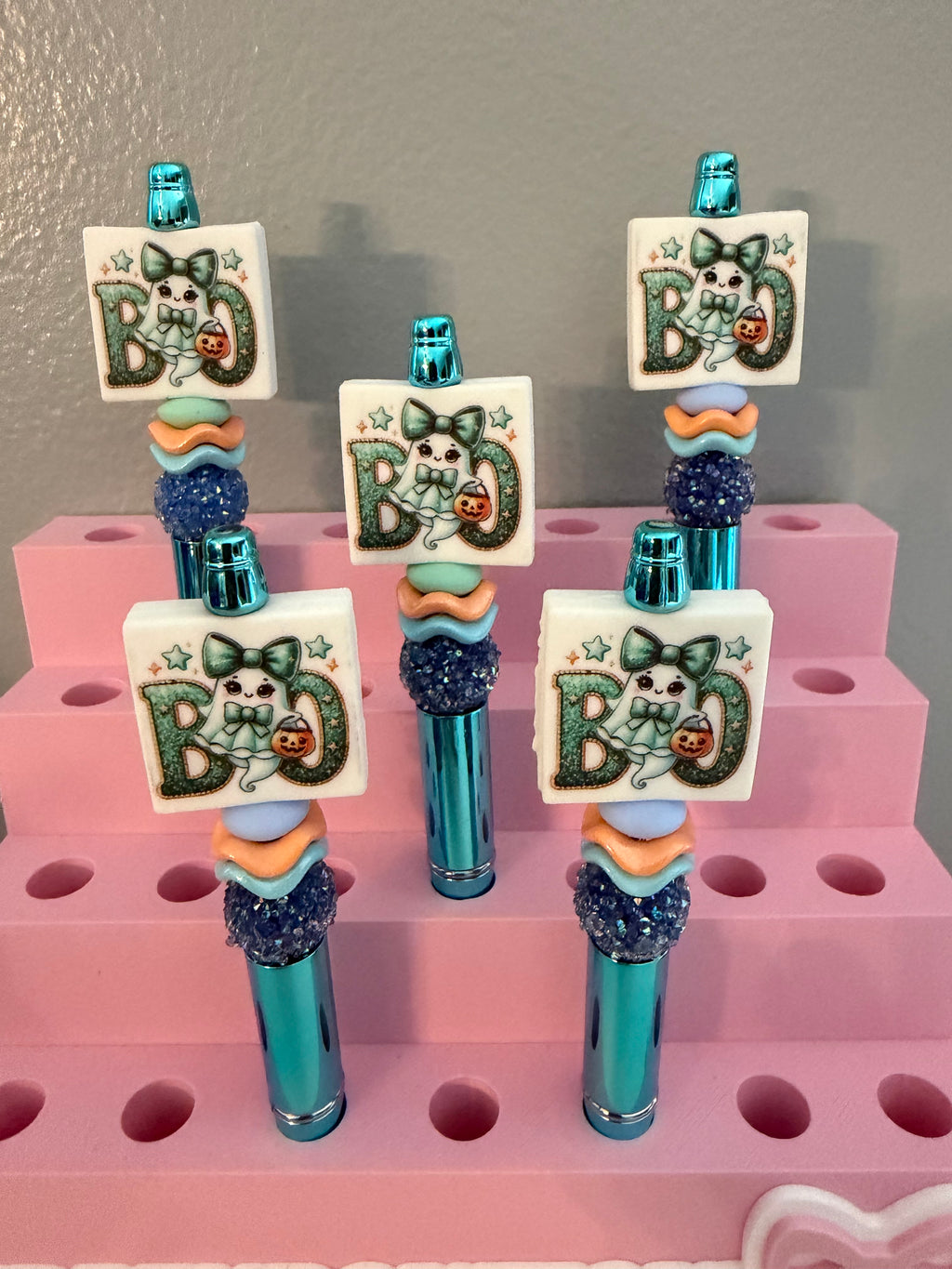 Ghost Boo Beaded Pen