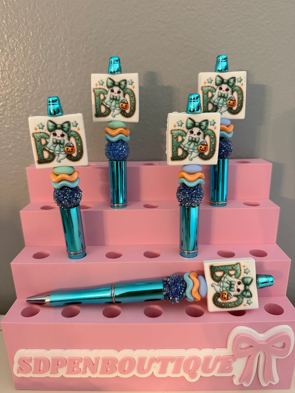 Ghost Boo Beaded Pen