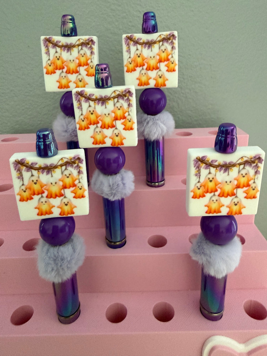 Ghost Family Beaded Pen