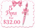 5 Pens For $32.00