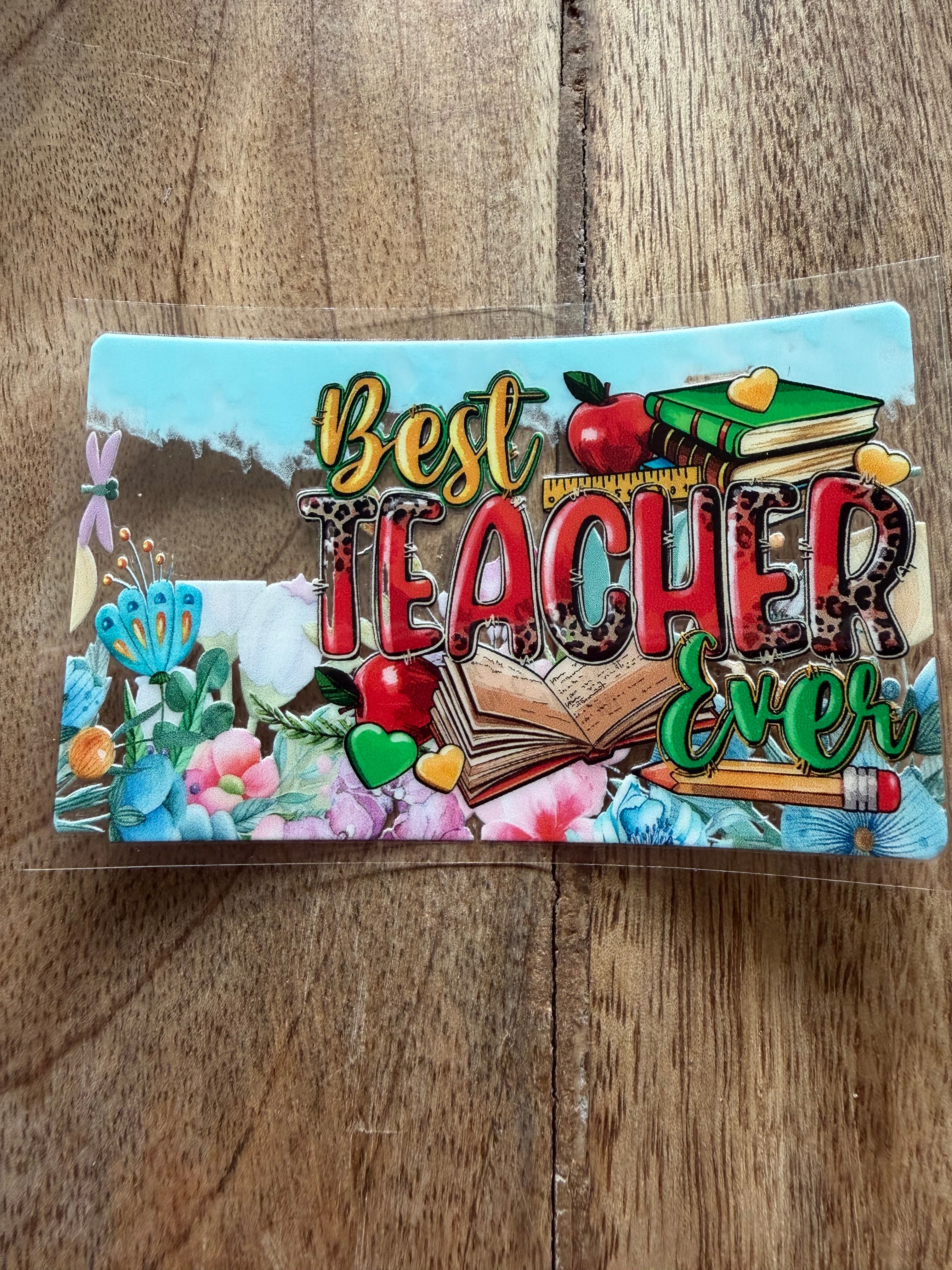 Best Teacher Ever Card Wrap