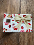 Bow with Lady Bugs Card Wrap
