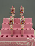 Cross With Flowers Beaded Pen