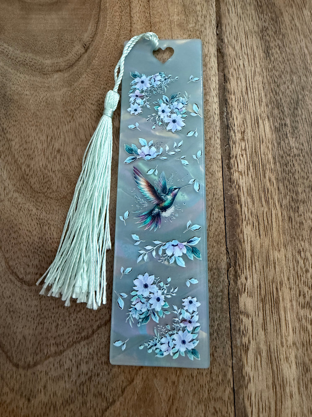 Hummingbird Acrylic Bookmark