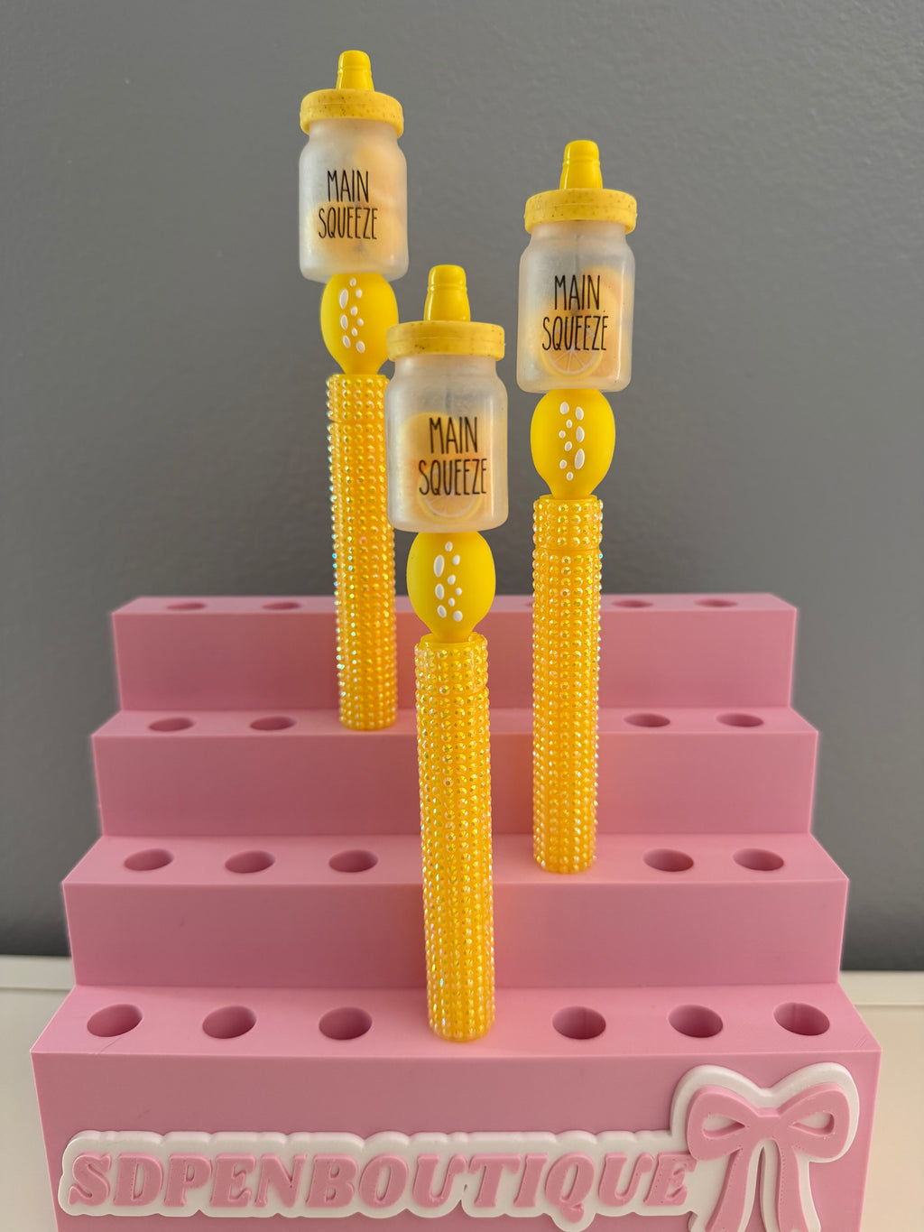 Lemon Squeeze Beaded Pen