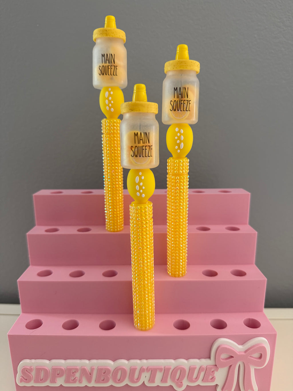 Lemon Squeeze Beaded Pen