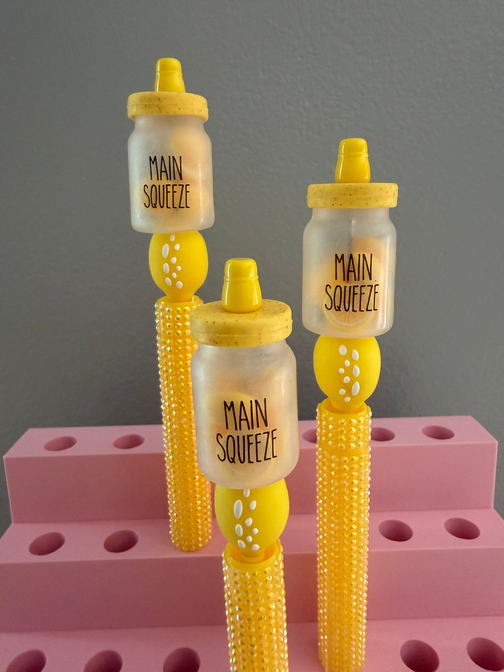 Lemon Squeeze Beaded Pen