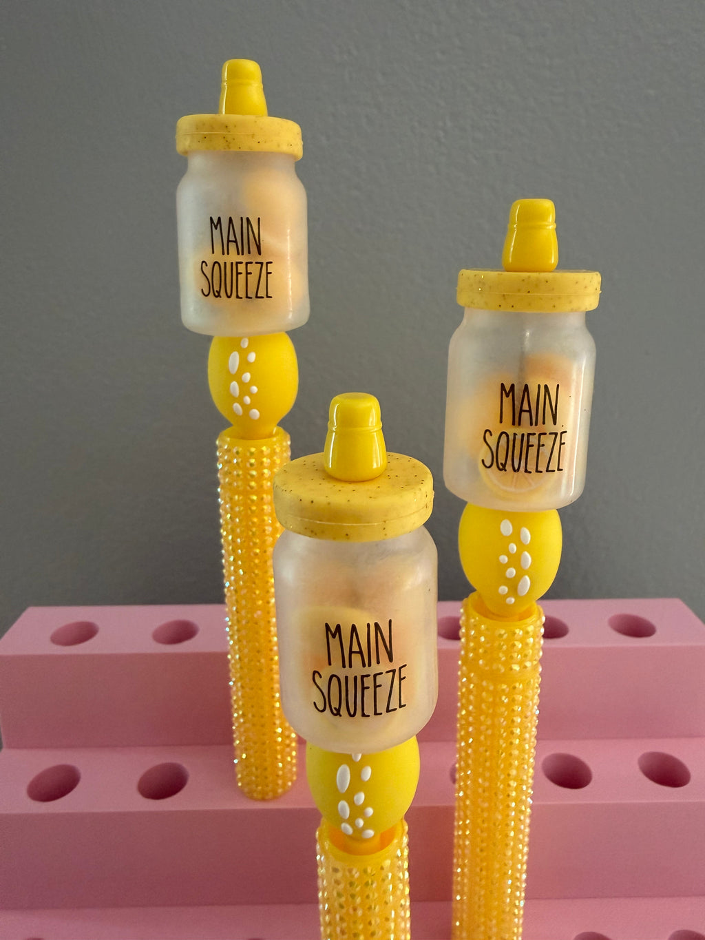 Lemon Squeeze Beaded Pen