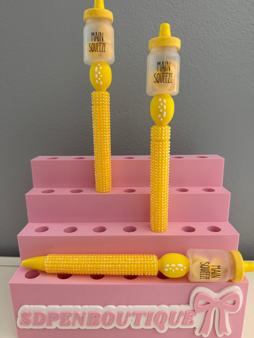 Lemon Squeeze Beaded Pen