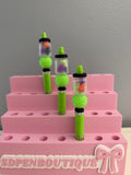 Halloween Jar Beaded Pen - Green Bead