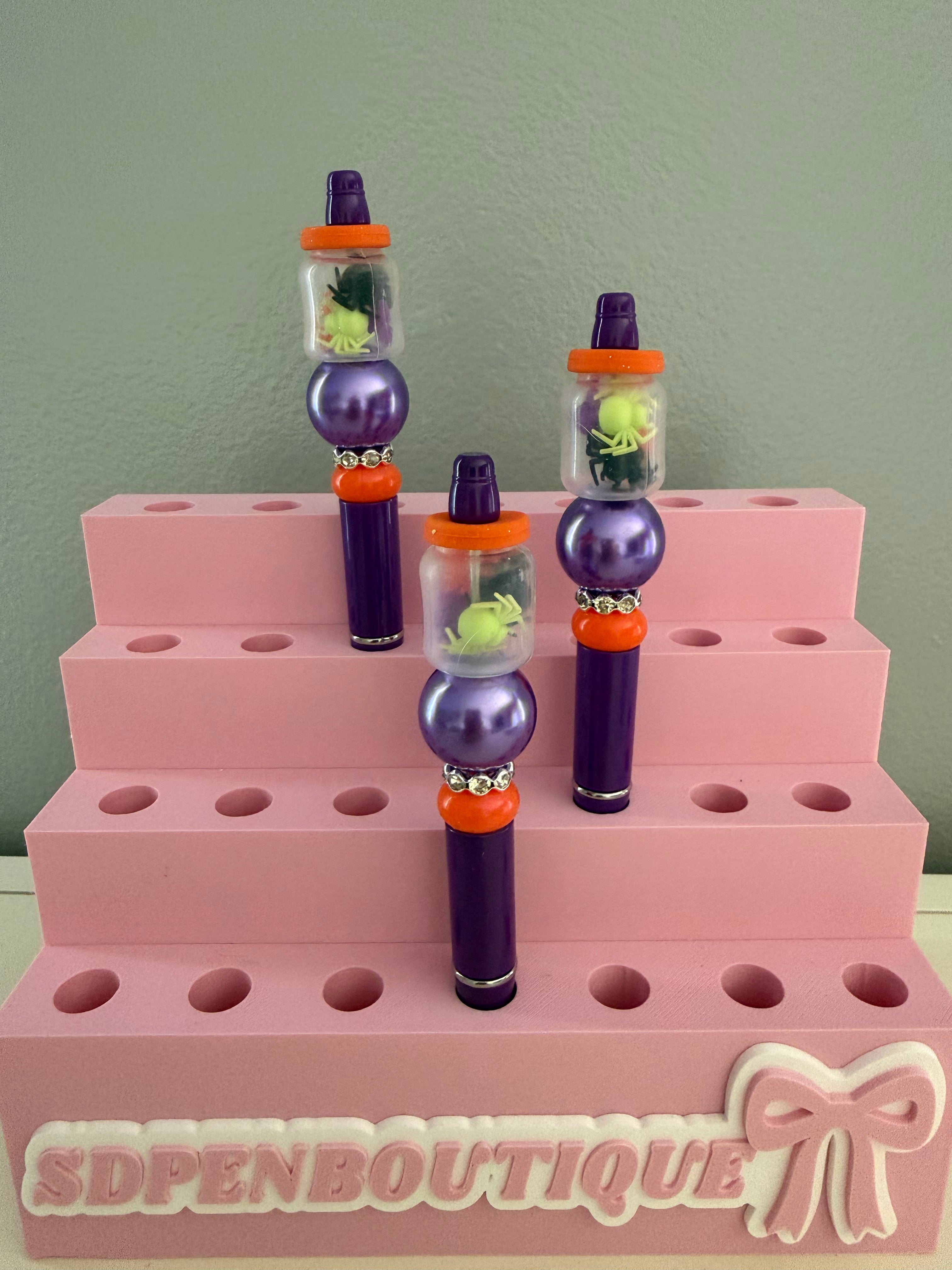 Halloween Jar Beaded Pen
