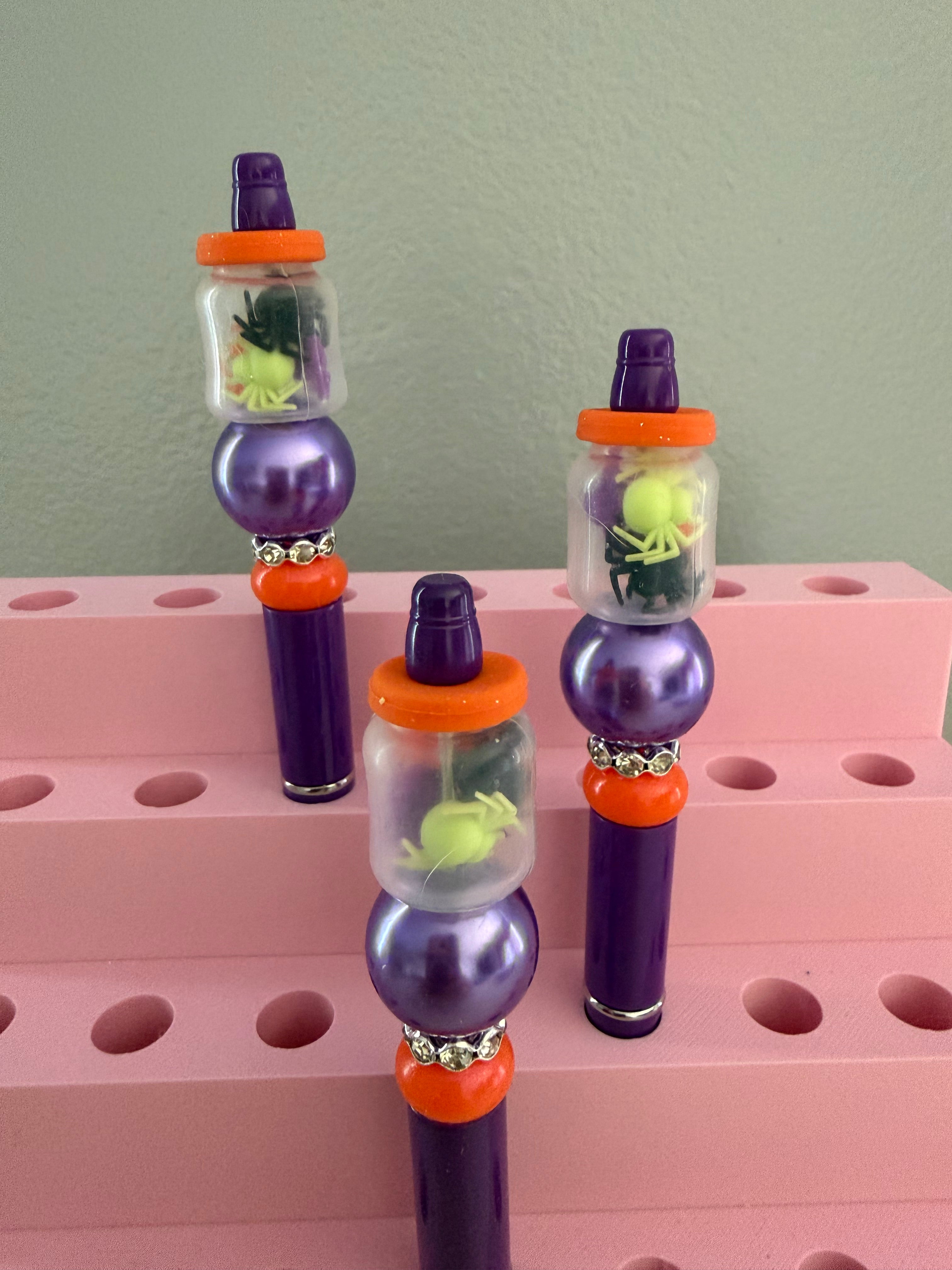 Halloween Jar Beaded Pen
