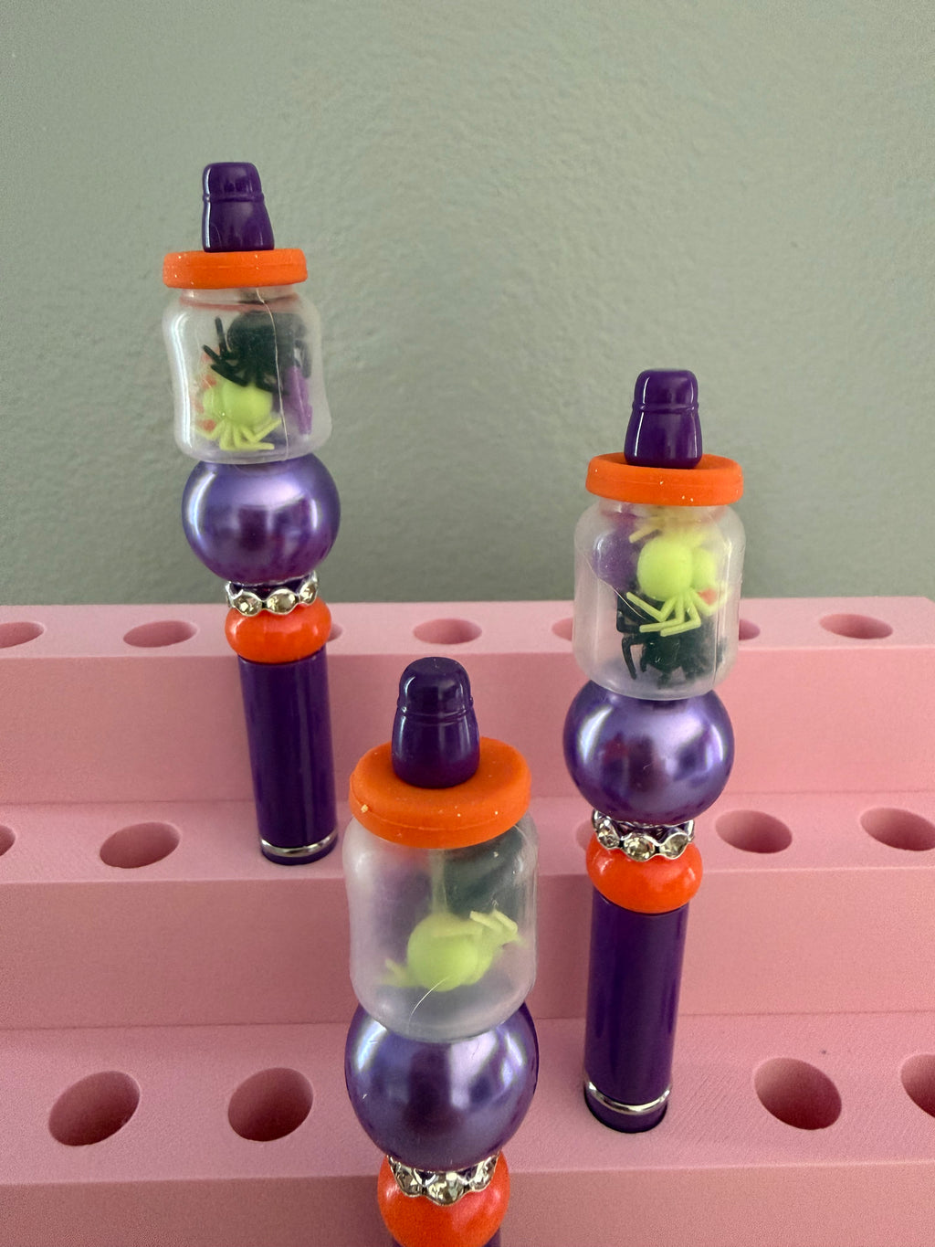 Halloween Jar Beaded Pen