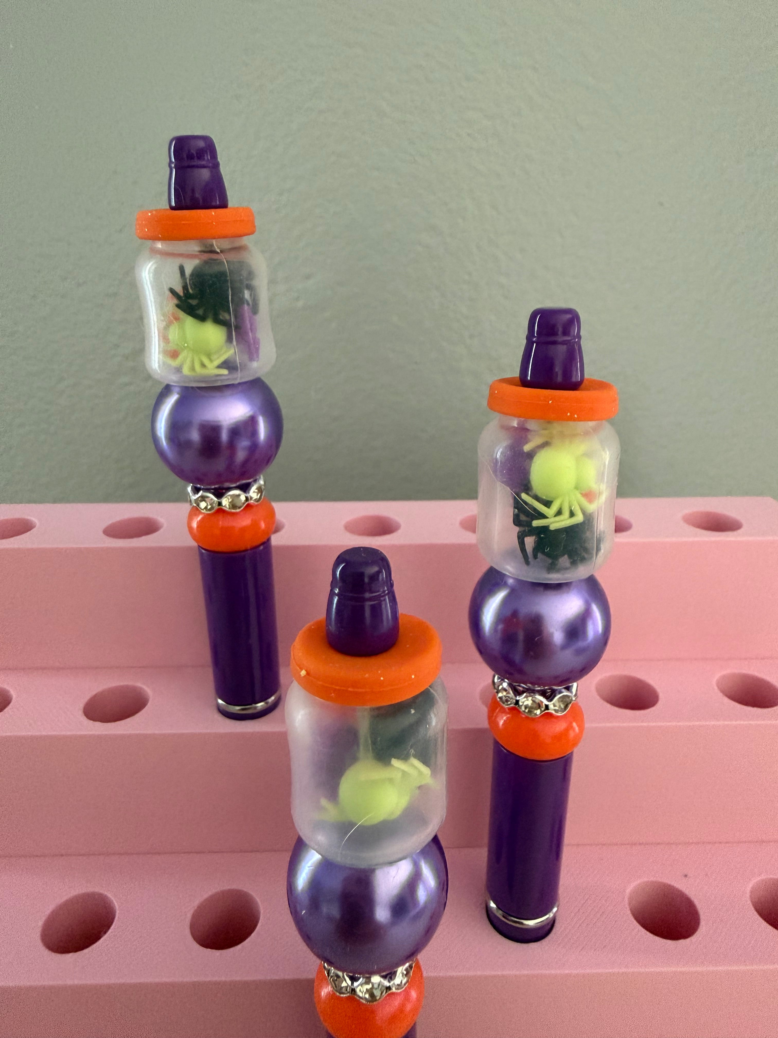 Halloween Jar Beaded Pen