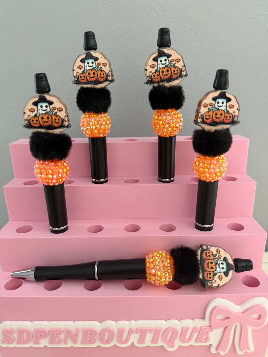 Halloween Boo Beaded Pen