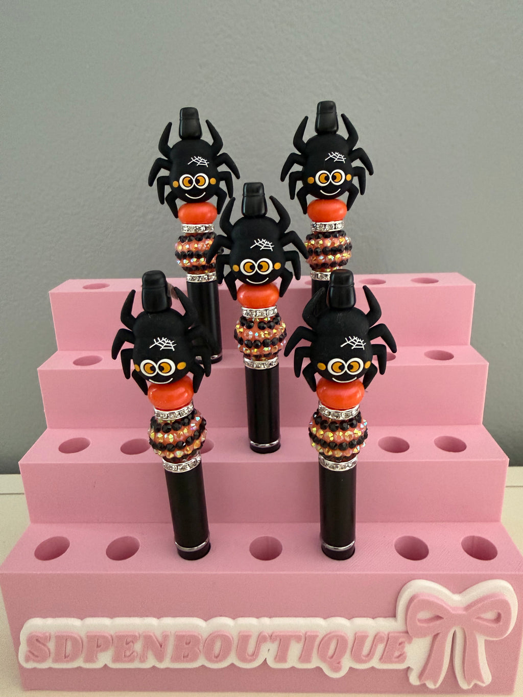 Halloween Spider Beaded Pen