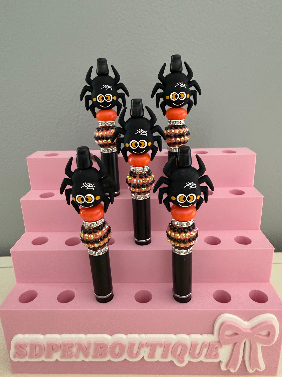 Halloween Spider Beaded Pen