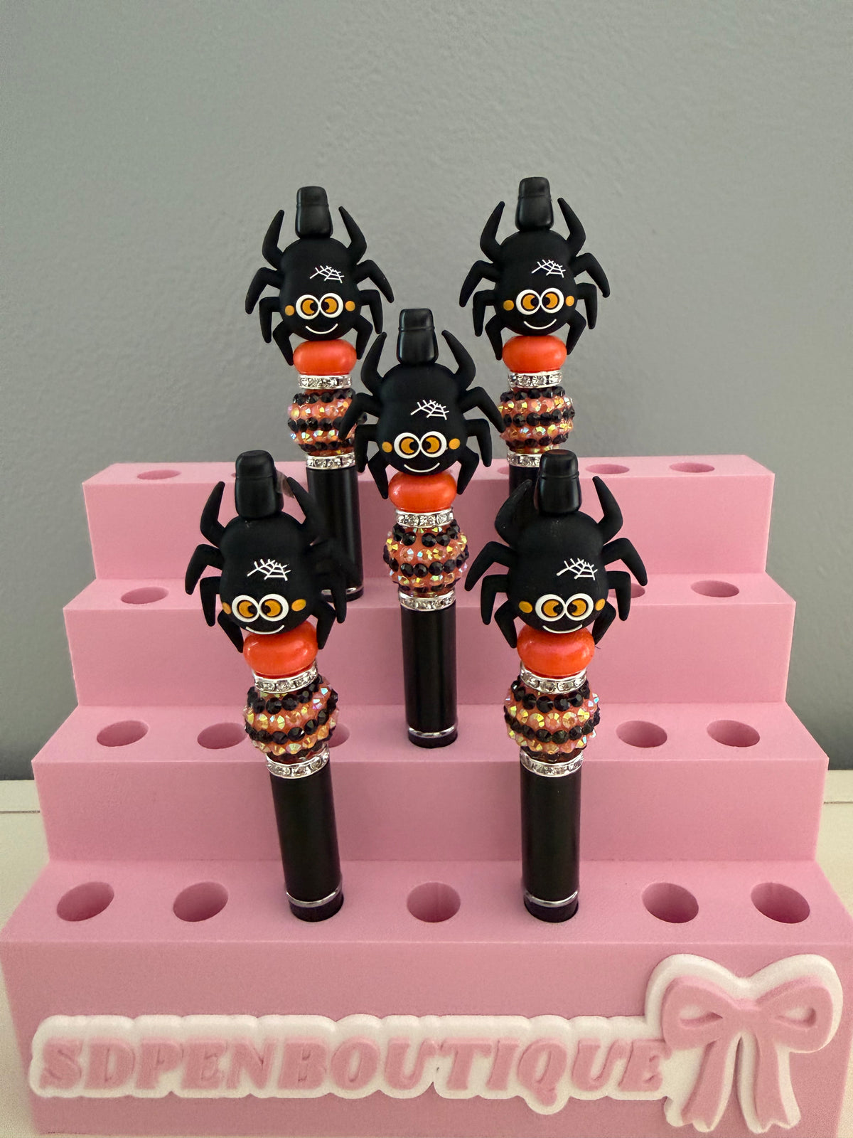 Halloween Spider Beaded Pen