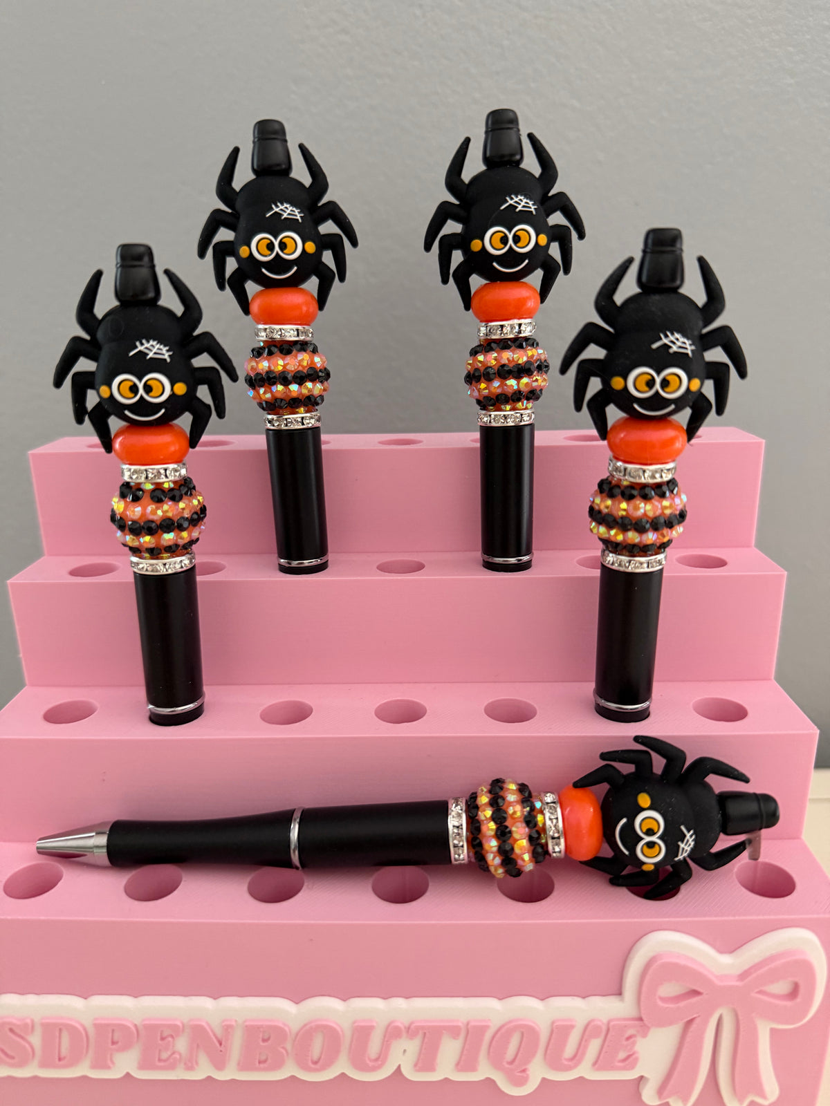 Halloween Spider Beaded Pen