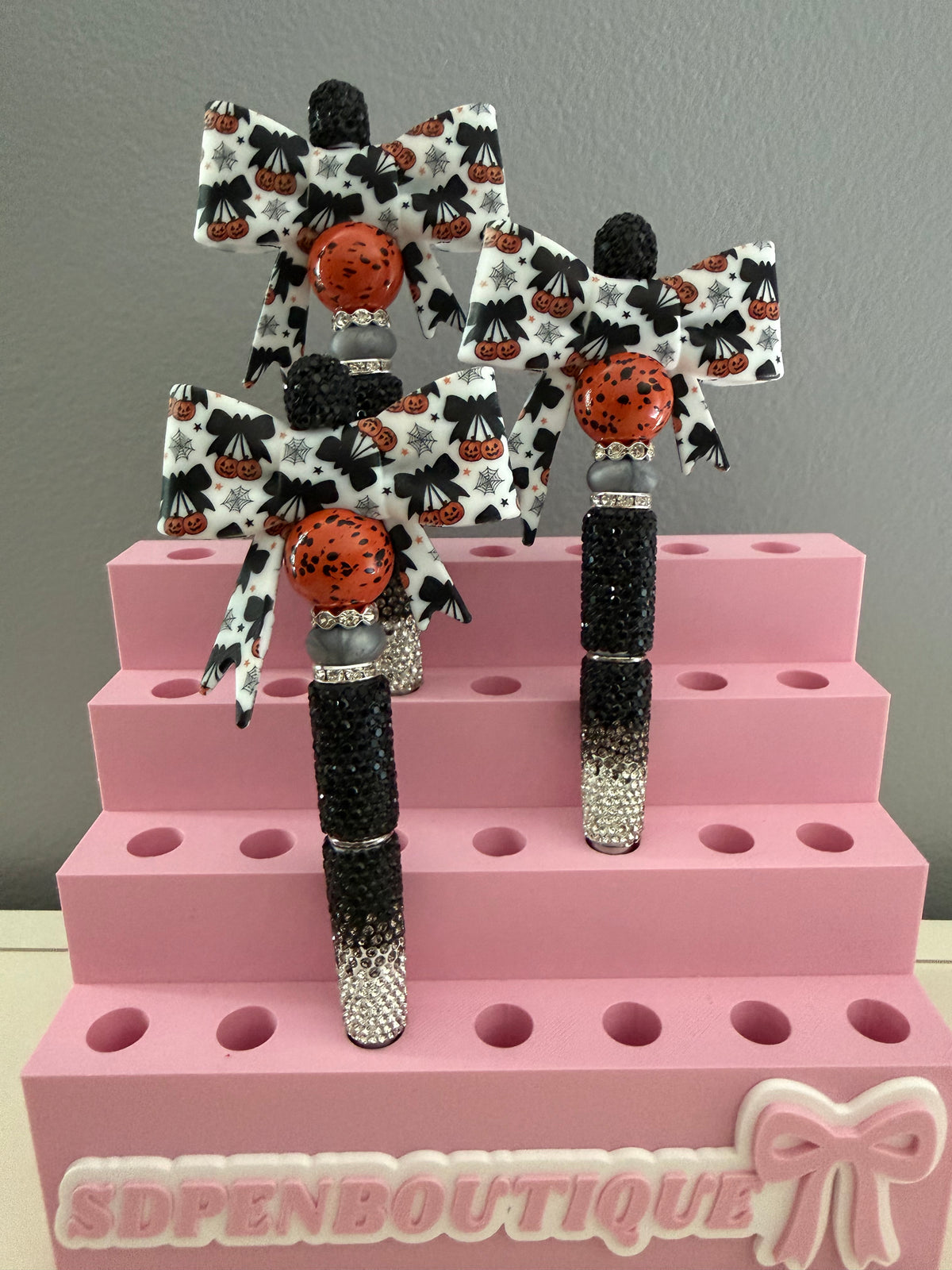 Pumpkin Beaded Pen