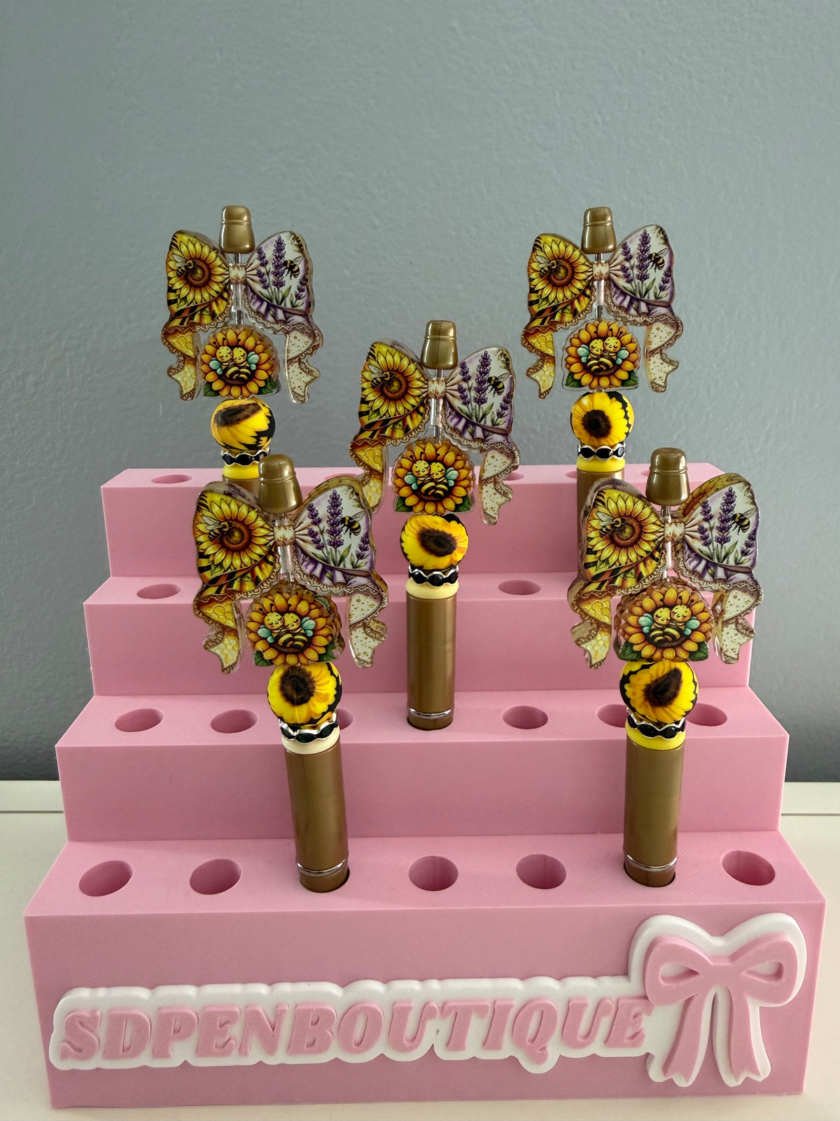 Sunflower Acrylic Beaded Pen