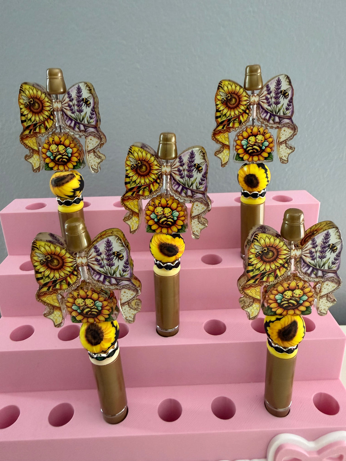 Sunflower Acrylic Beaded Pen