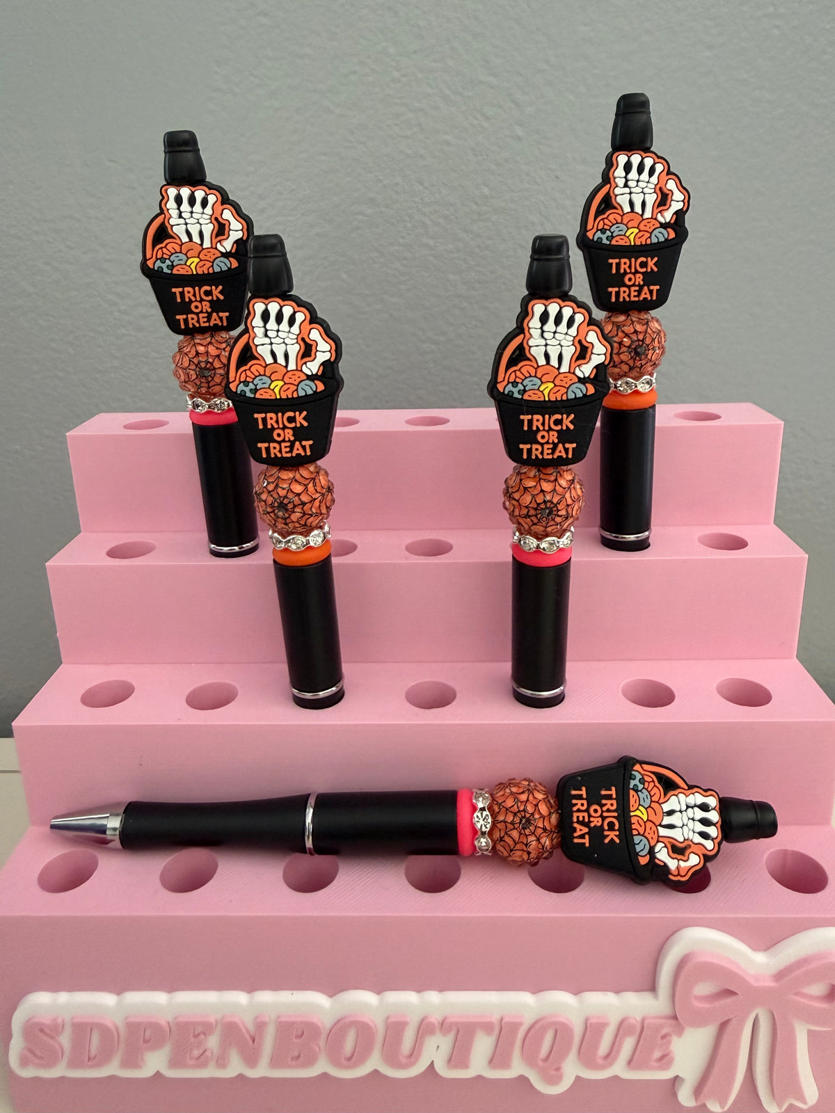 Trick Or Treat Beaded Pen