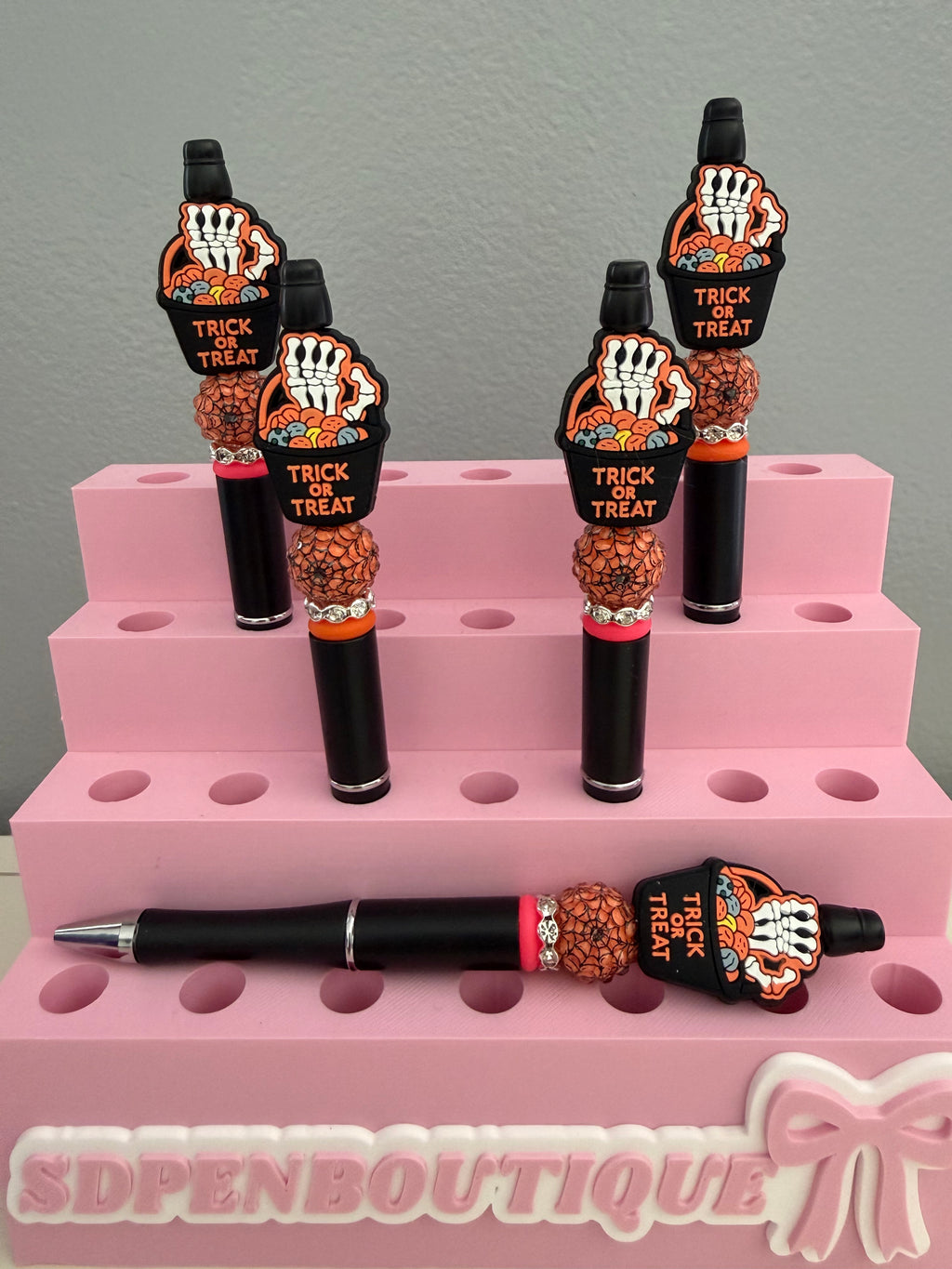 Trick Or Treat Beaded Pen
