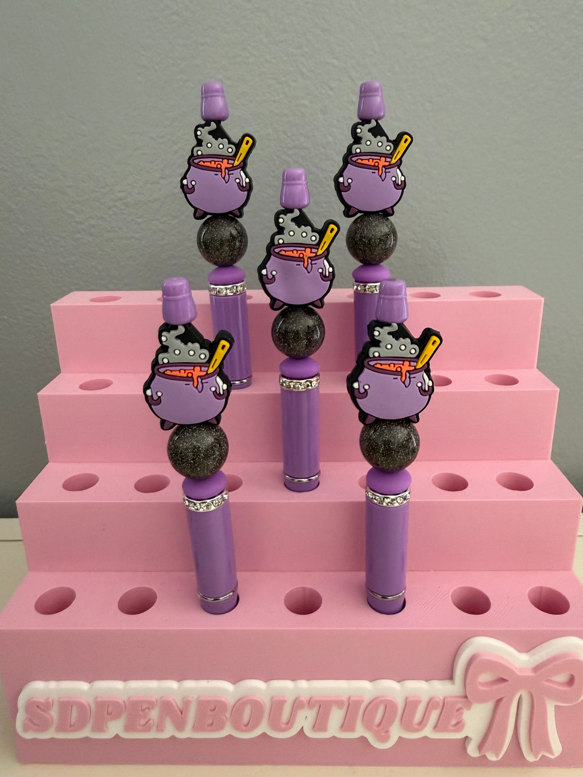 Witch's Cauldron Beaded Pen