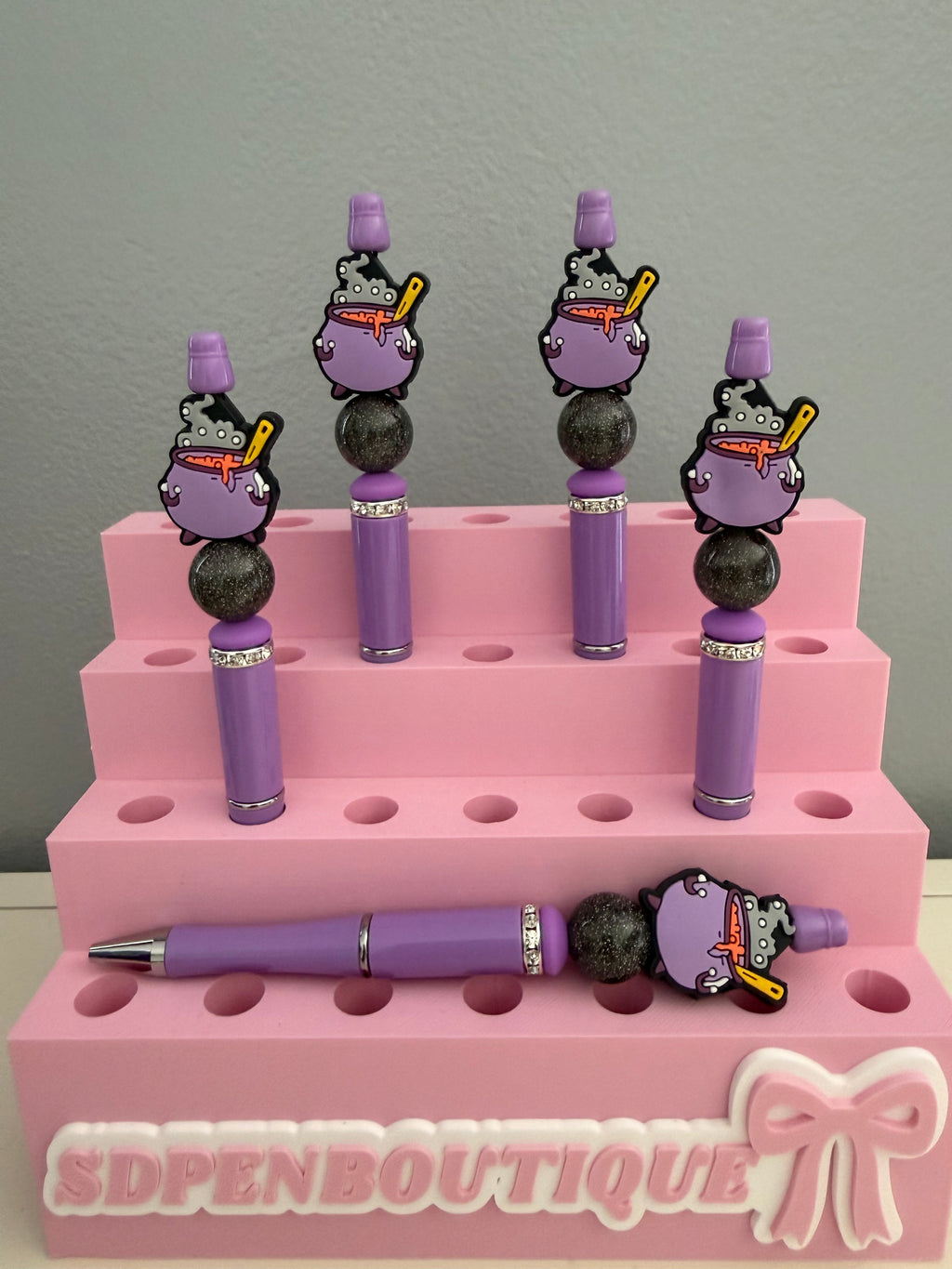 Witch's Cauldron Beaded Pen