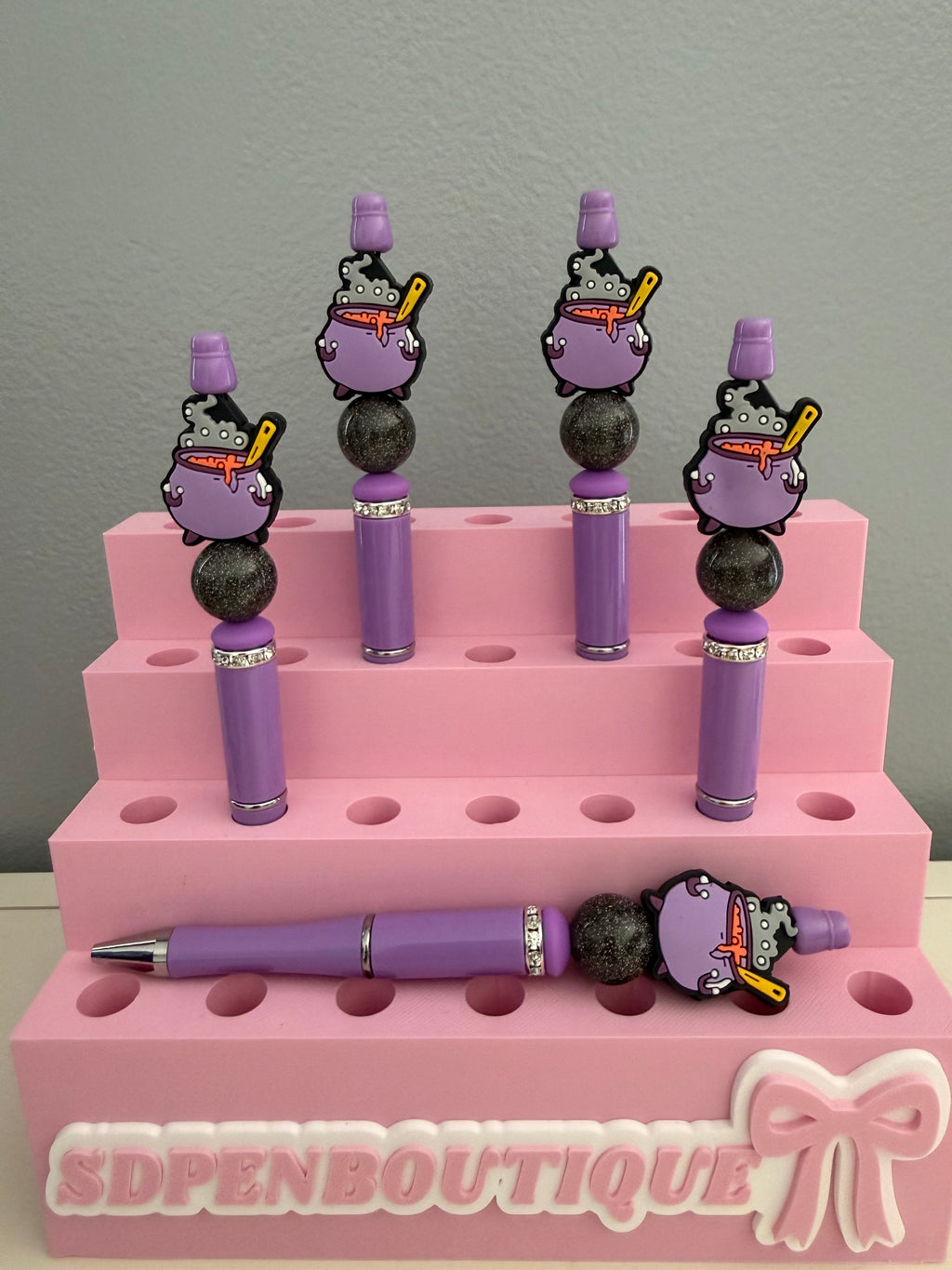 Witch's Cauldron Beaded Pen