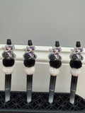 Highland Cow Beaded Pen