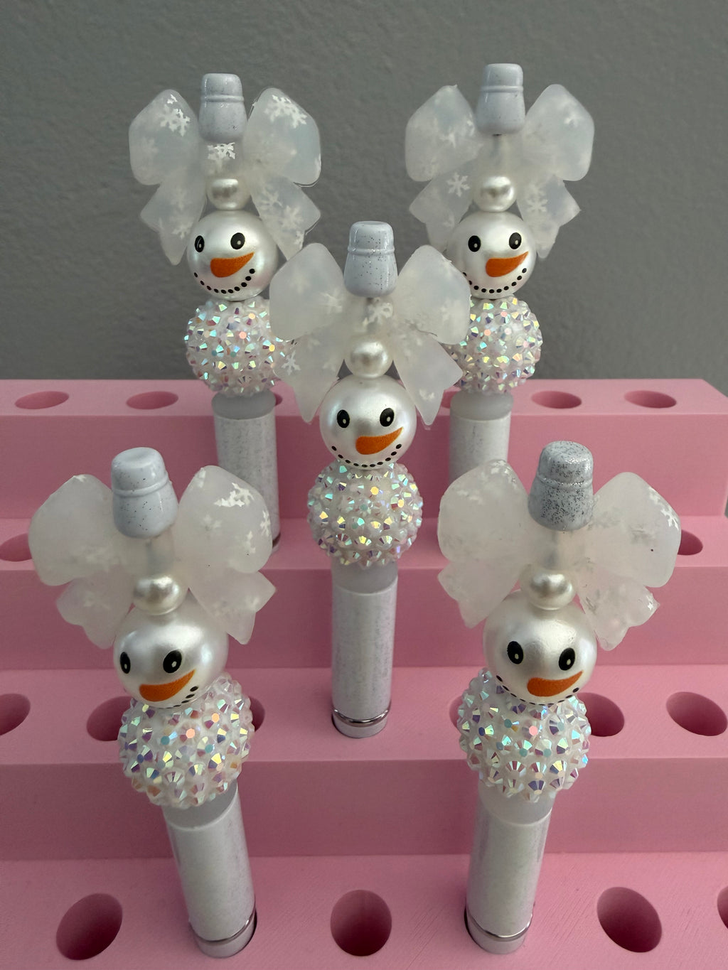 Snowman Beaded Pen