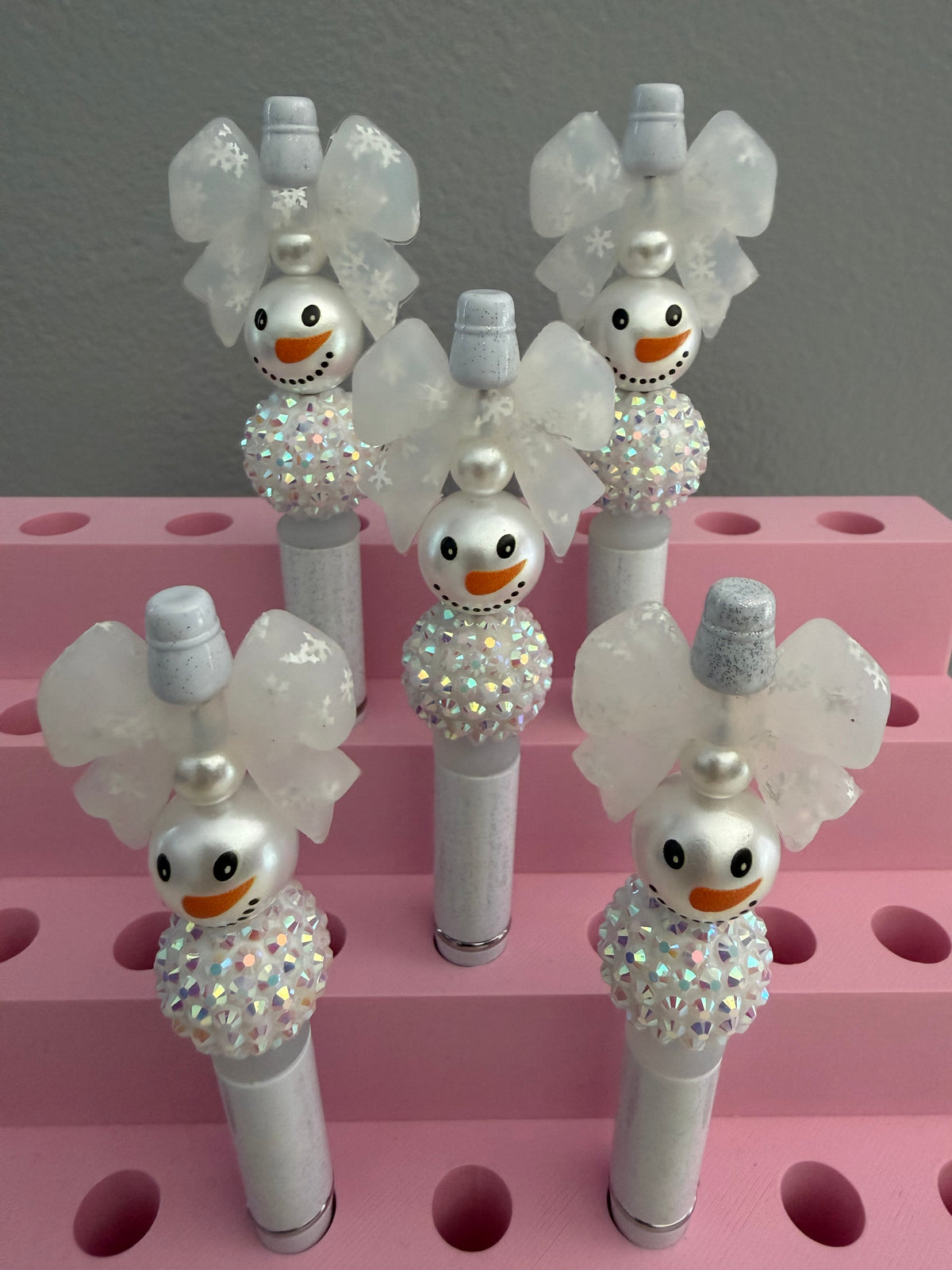 Snowman Beaded Pen
