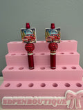 Christmas Red Truck Beaded Pen