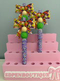 Fall Beaded Bow Pen